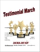 Testimonial March Orchestra sheet music cover